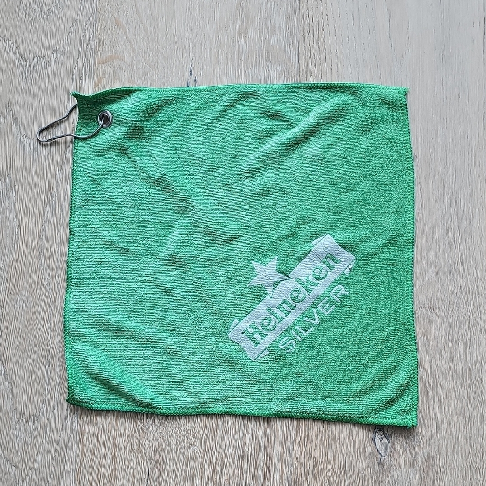 Heineken Silver Golf Towel